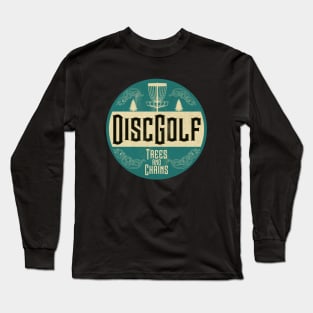 Disc Golf Trees and Chains Day Long Sleeve T-Shirt